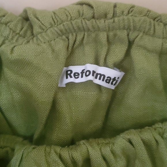 SOLD Reformation ruskin in Avocado - Picture 4 of 5